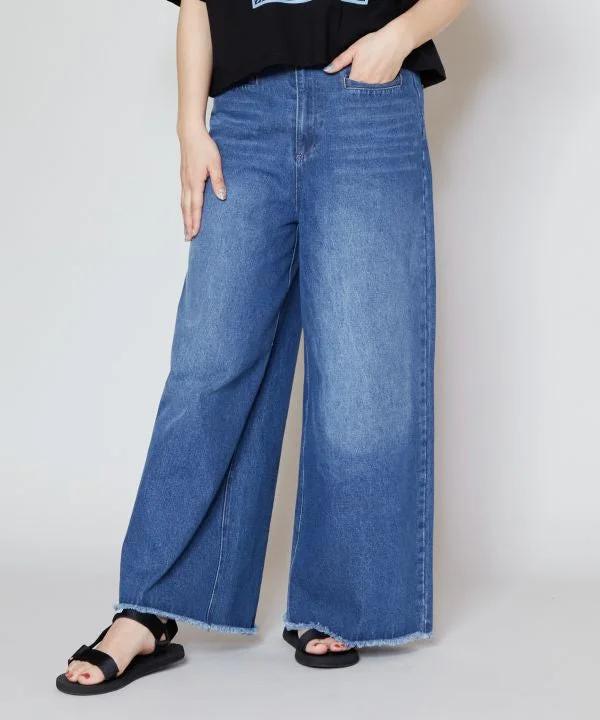 SURF＆Palms Washed Denim Flare Pants