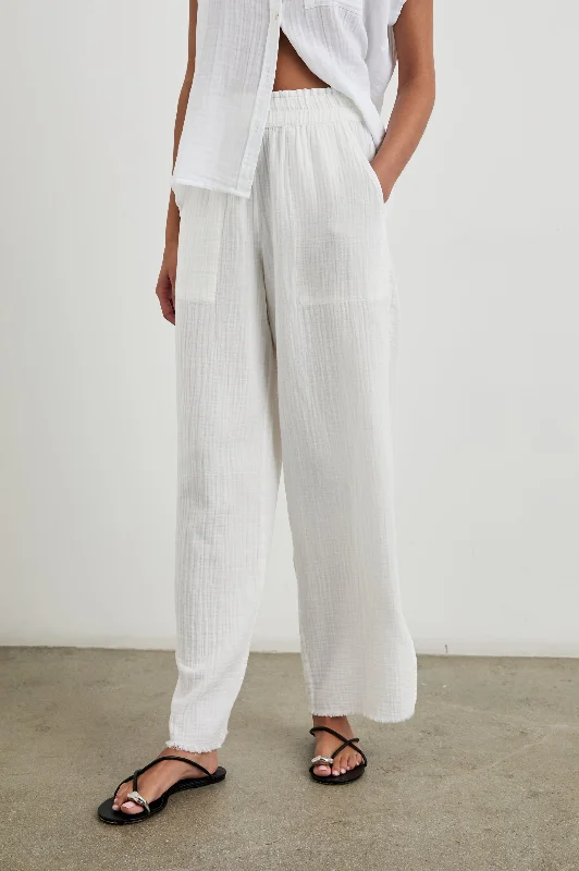 LEON PANT - WHITE