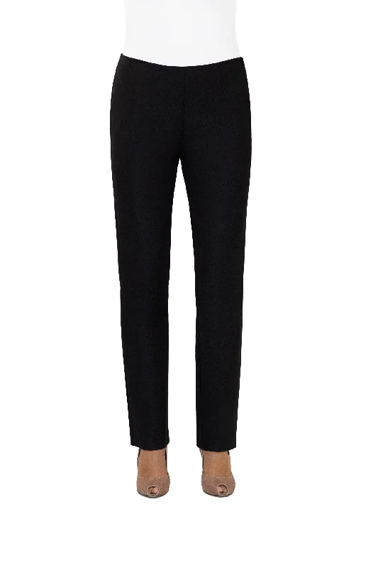 Polished Cotton Side Zip Slim Pant