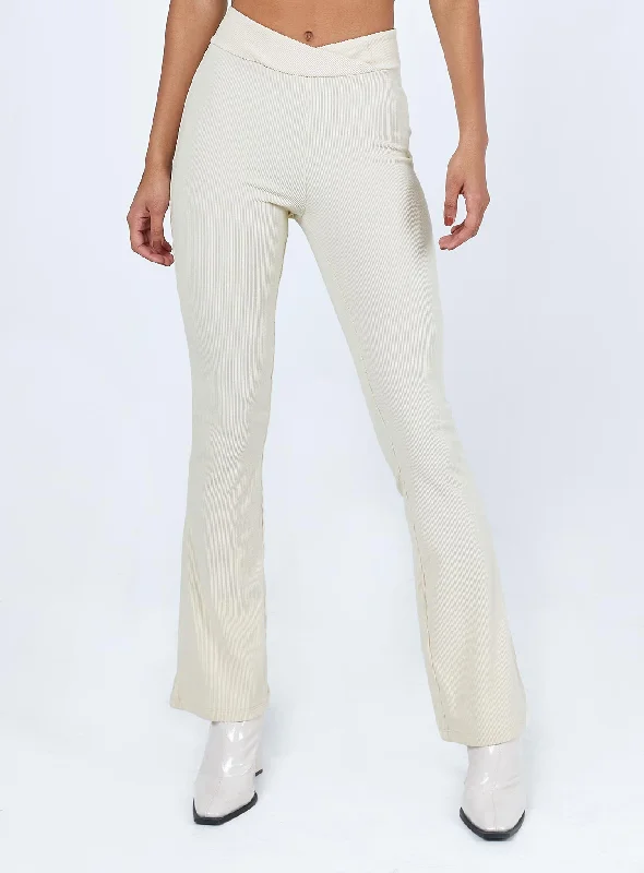 Declan Yoga Pants Cream