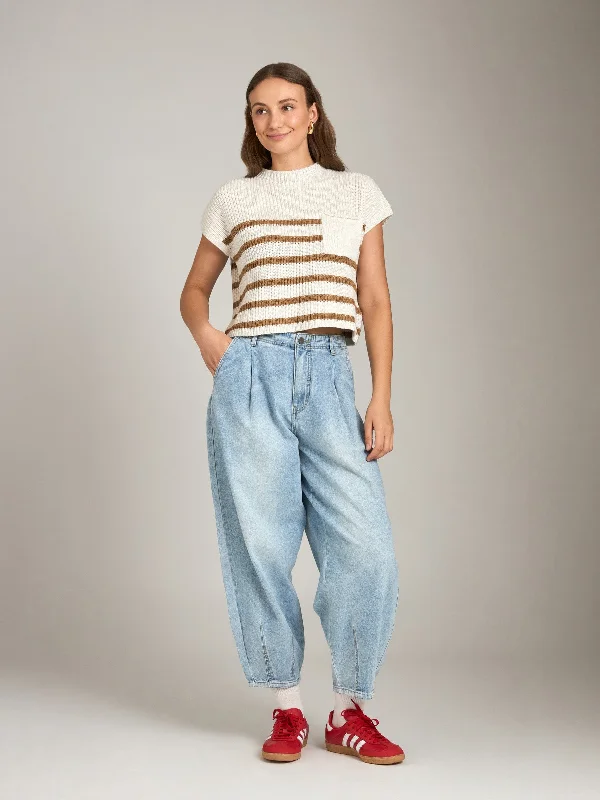 Loose Denim Pants