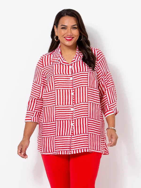 Red Grid Shirt