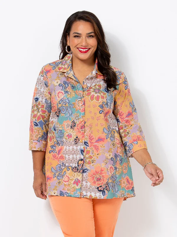 Lotus Haze Cotton Shirt