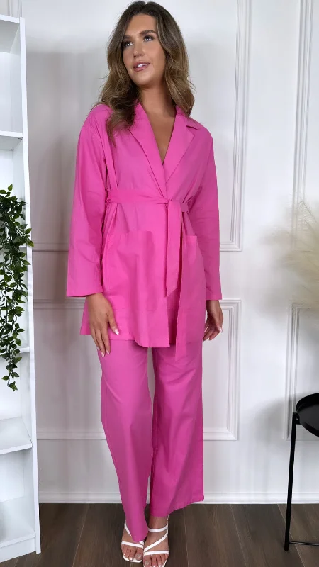 Rowan Fuschia Blazer & Trousers Suit