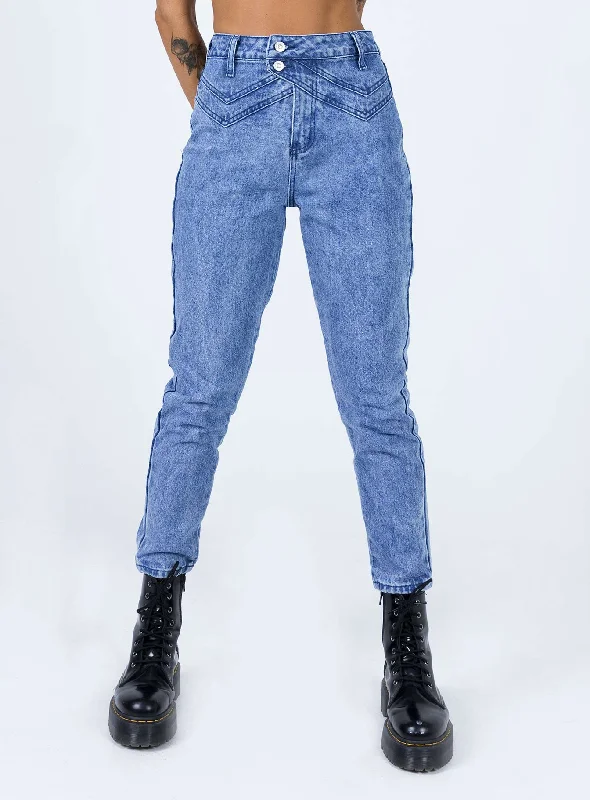 Vernazza Yolk Detail Denim Jeans