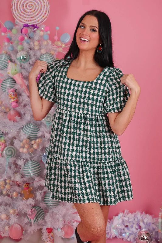 A New York Moment Dress-Green