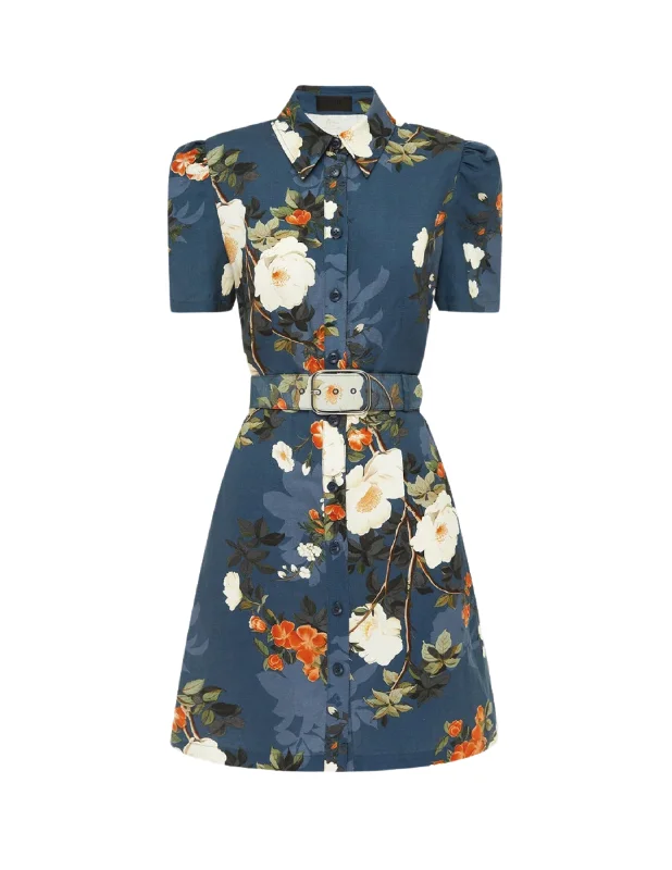 Bronte Mini Dress - Pear Blossom Print