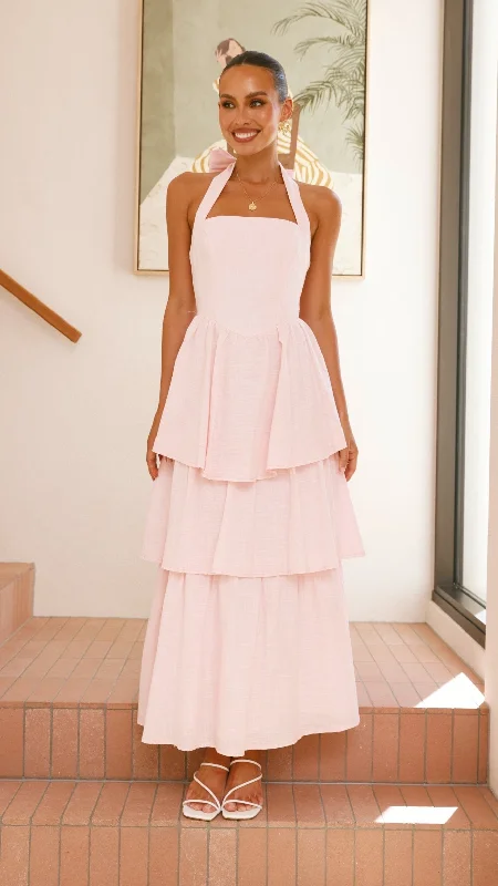 Danais Maxi Dress - Pink