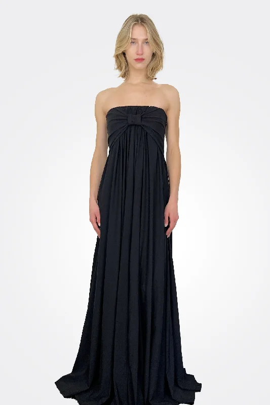 Dolse Long Gown - Black