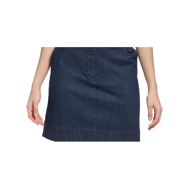 Calvin Klein Women's Denim Skirt Blue Size 6