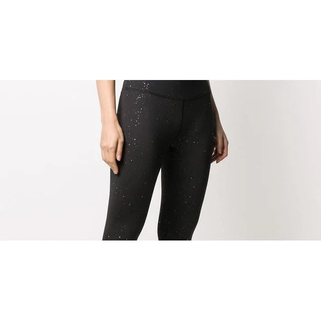 Dkny Women's High Waist Slim Fitness Leggings Black Size X-Small