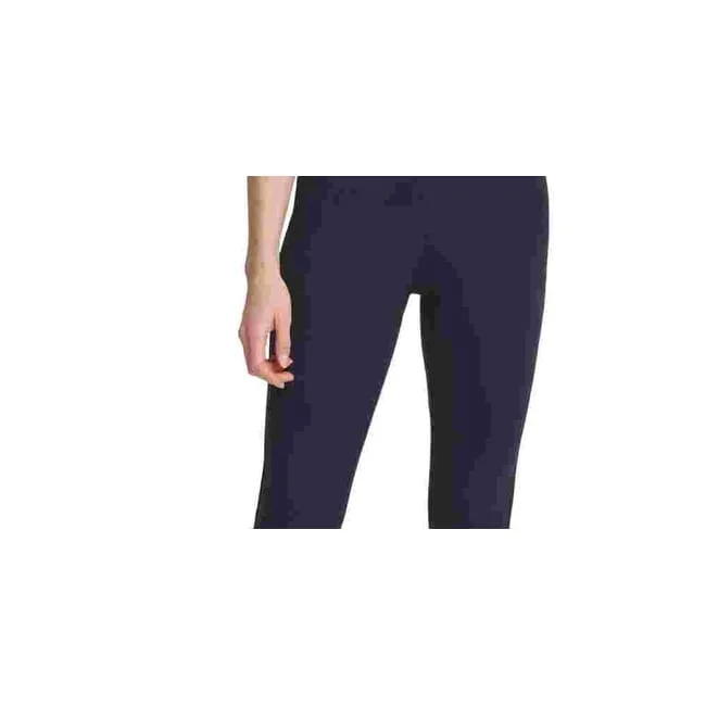 Dkny Women's Logo Waistband Compression Ponte Leggings Blue Size X-Small