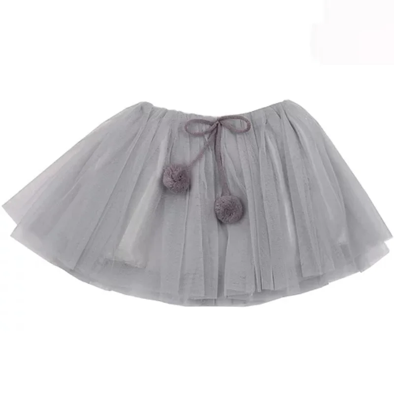 Grey Pretty Pom Tutu