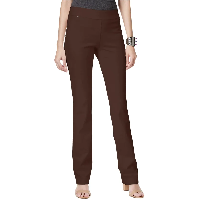 I-N-C Womens Straight-Leg Casual Trouser Pants