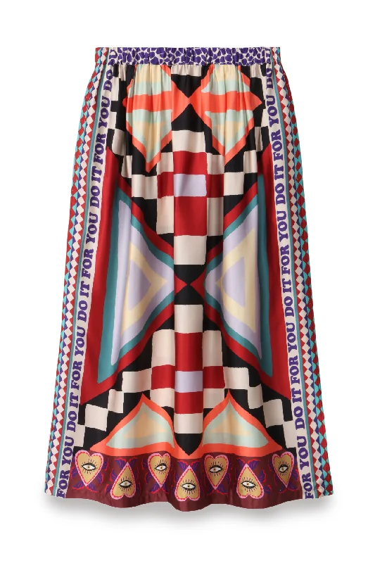 Joy Printed Midi Skirt | Nomadic