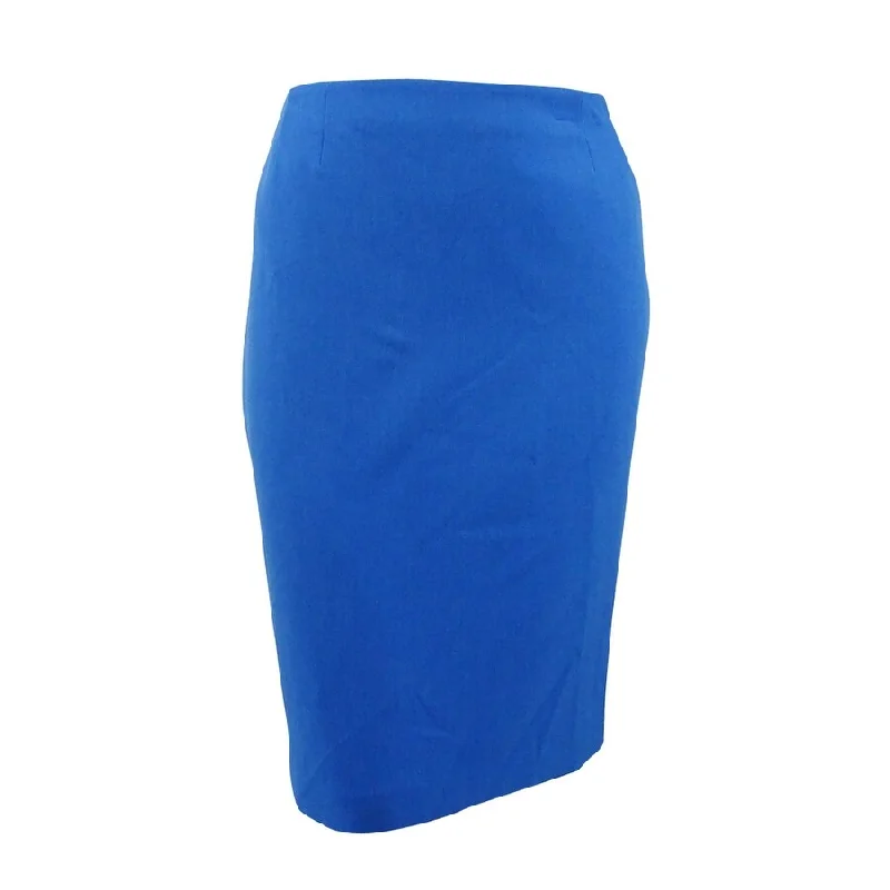 Kasper Women's Solid Pencil Skirt