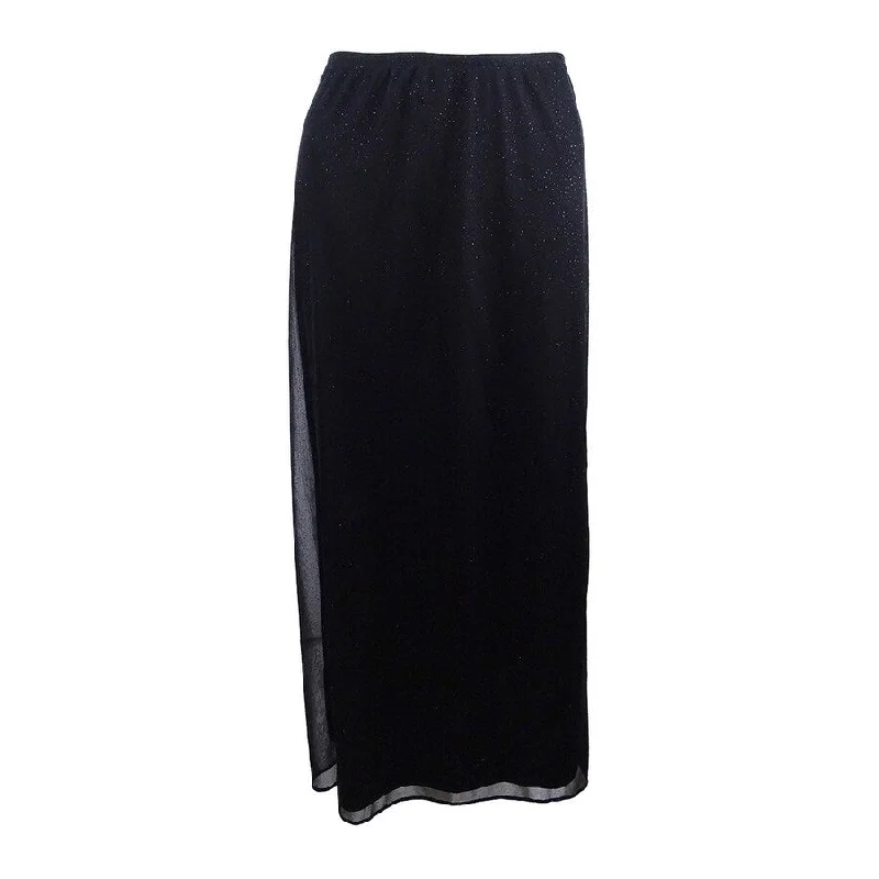 MSK Women's Sparkle A-Line Skirt