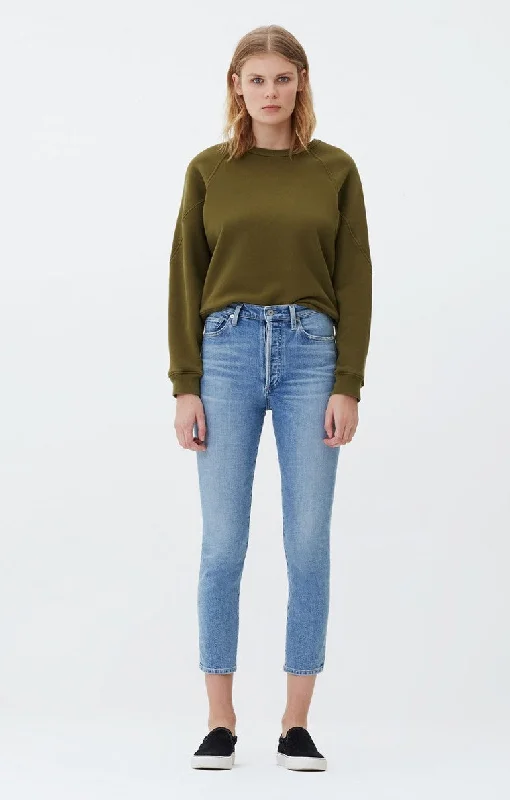 Olivia Seam High Rise Slim Crop - Outset