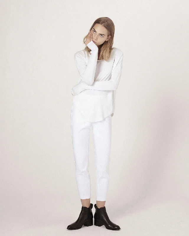 Simone Pant - White