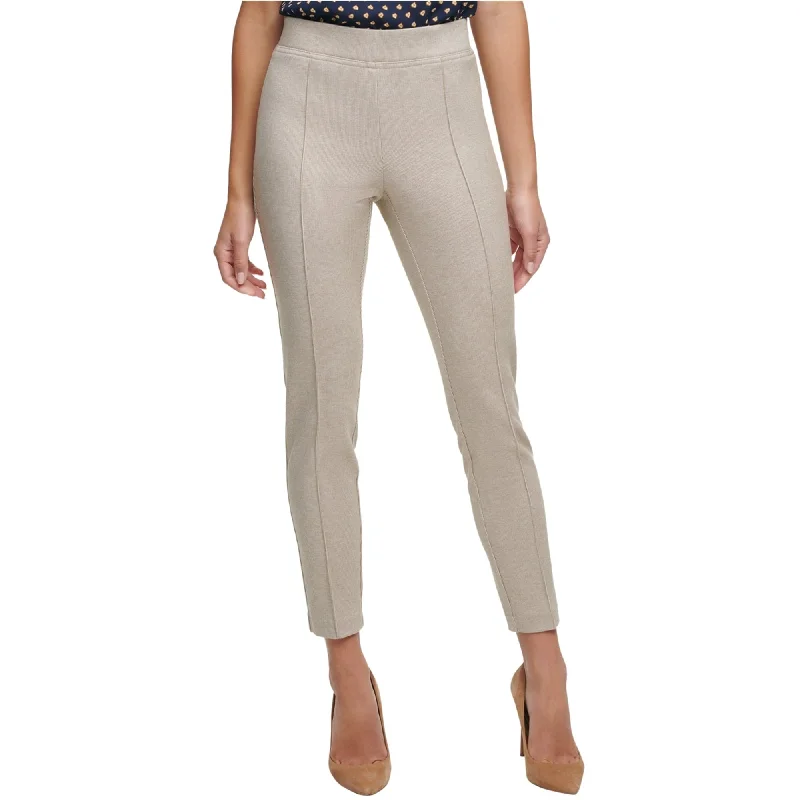 Tommy Hilfiger Womens Pleated Casual Trouser Pants, Beige, X-Small