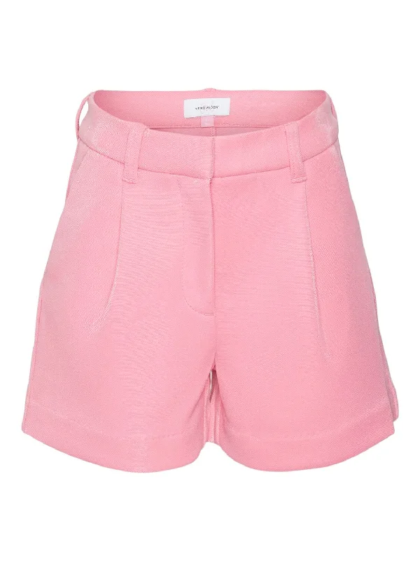 Vero Moda Girl Sia High Waist Shorts, Pink Cosmos